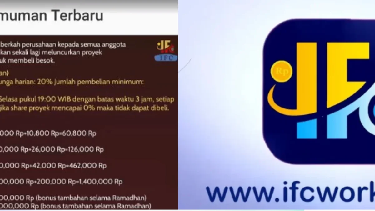 Apakah IFC Masih Terbukti Membayar? Seluruh Member Aplikasi Kena Prank