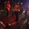 Ist. Seorang pengemudi Ojol tewas Ditempat usai ditabrak dari belakang di Jl. BKR, Kota Bandung, Sabtu (30/3) dini hari. Dok. Unit Gakkum Satlantas Polrestabes Bandung.
