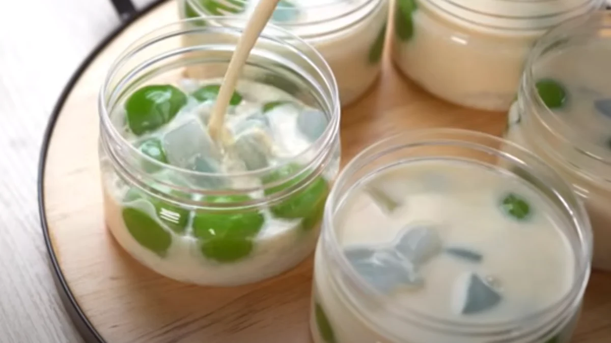 Resep Takjil 2024, Pandan Coconut Dessert yang Segar dan Lezat