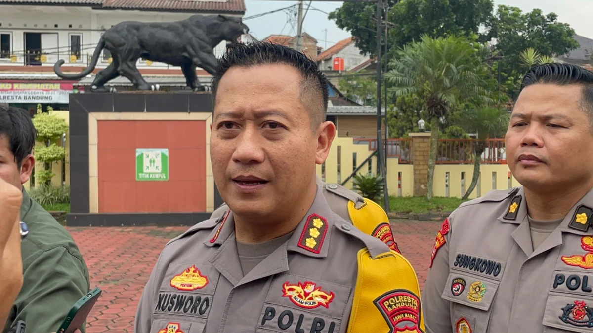 Jelang Mudik Lebaran, Polresta Bandung Lakukan Pengecekan Dua Rute Jalur dan Berikan Himbau Keselamatan. Foto Agi Jabar Ekspres