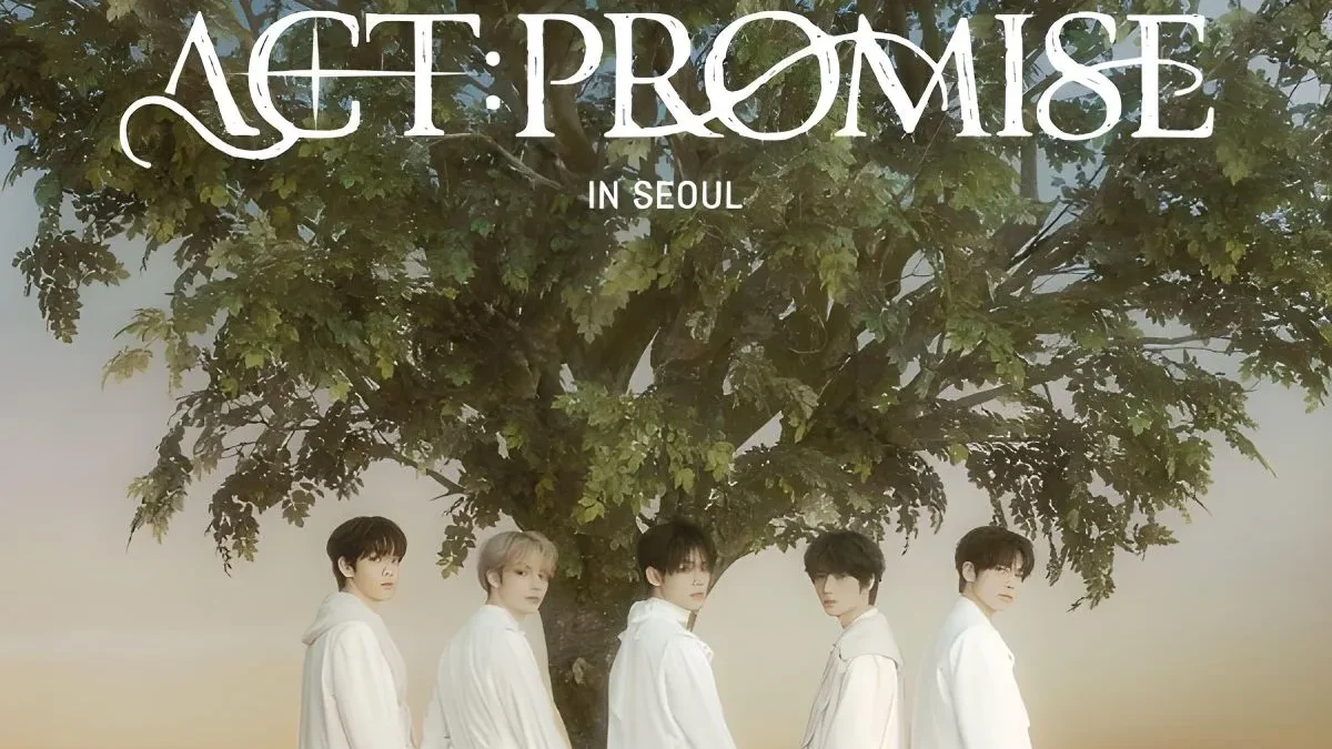 Poster tur dunia ketiga TXT bertajuk ACT: PROMISE (Wevers TXT)