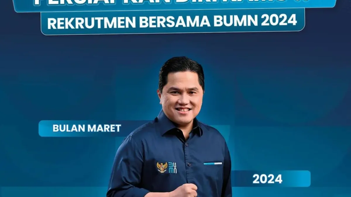 Rekrutmen Bersama BUMN 2024 Dibuka 23 Maret untuk 1.830 Posisi