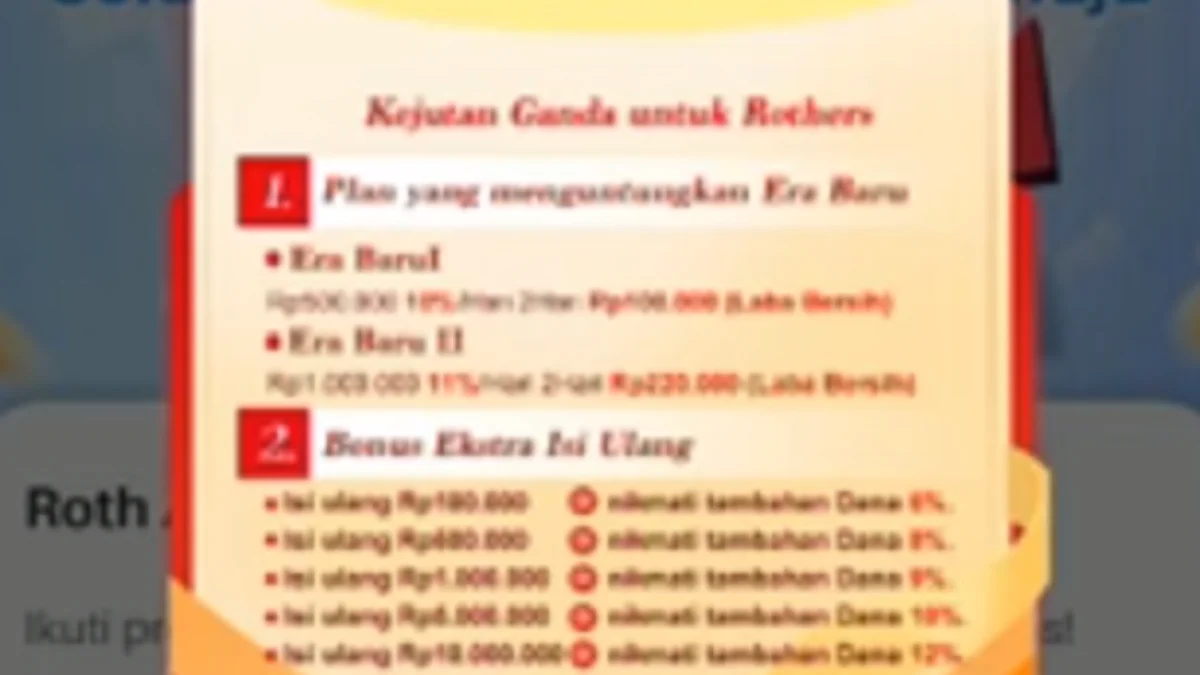 Event Roth Era Baru Berpotensi Penipuan? Begini Informasi Terbarunya