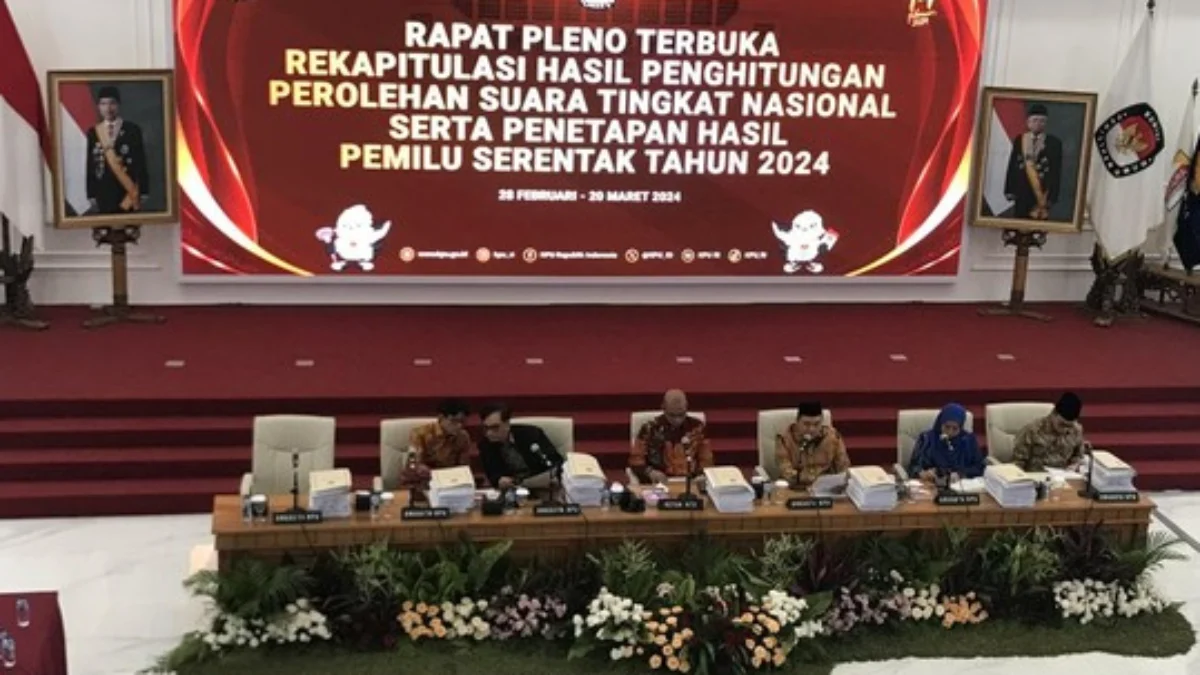 Masuk Hari ke 3, KPU Gelar Rekapitulasi Hasil Penghitungan Suara Nasional Pakai Dua Panel Masuk Hari ke 3, KPU Gelar Rekapitulasi Hasil Penghitungan Suara Nasional Pakai Dua Panel