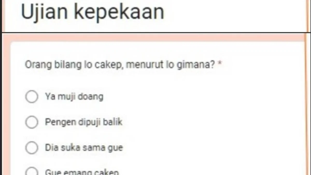 Link Ujian Kepekaan 2024 yang lagi viral di Tiktok.