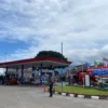 Suasana SPBU di Kecamatan Benda Kabupaten Sukabumi. Riki Achmad/Jabar Ekspres