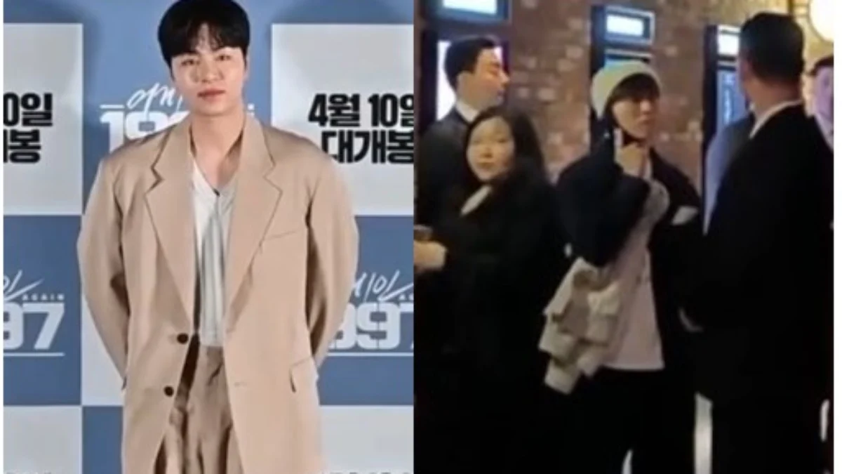 June iKON dan B.I yang hadir dalam perilisan Film Terbaru berjudul "Again 1997".