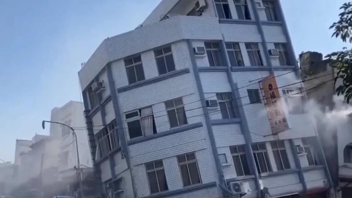 Gempa Taiwan Hari Ini Terbesar dalam 25 Tahun