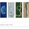 Penampakan Google Doodle hari ini yang memperingati hari bumi.