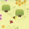 game lebah Google Doodle yangs edang viral dimainkan dalam merayakan hari bumi.