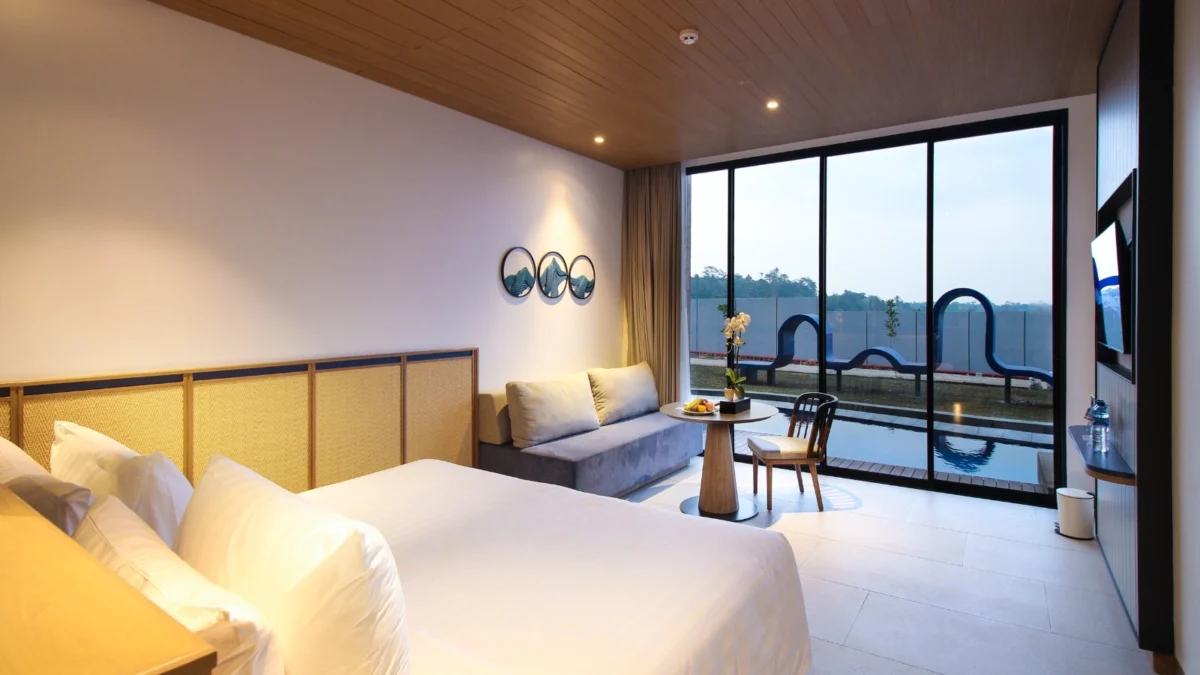 Hotel Santika Premiere Linggarjati - Kuningan Suguhkan Pengalaman Menginap Terbaik Salah satu kamar yang ada di Hotel Santika Premiere Linggarjati - Kuningan.