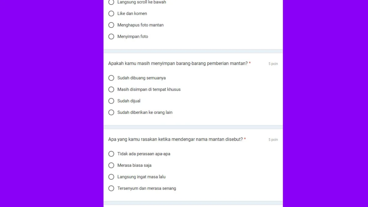 Viral! Link Tes Ujian Gamon 2024, Cek Apakah Kamu Sudah Move On atau Belum?