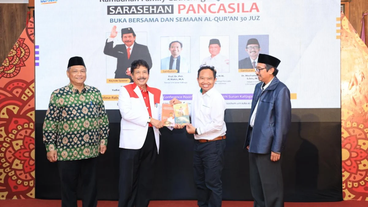 Prof. Yudian Wahyudi, saat Sarasehan Pancasila untuk meningkatkan pendidikan pancasila pada masyarakat.
