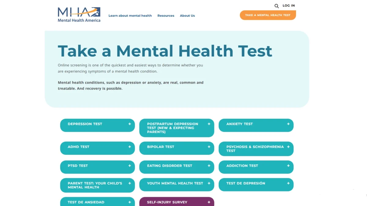 Link Kalkulator kesehatan mental gratis.
