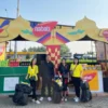 Both Nabati yang akan memberikan sncak gratis untuk pemudik yang beruntung.