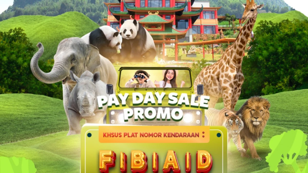 Liburan ke Taman Safari Bogor Hanya Rp180 Ribu, Khusus Plat Nomor Kendaraan F, A, B dan D