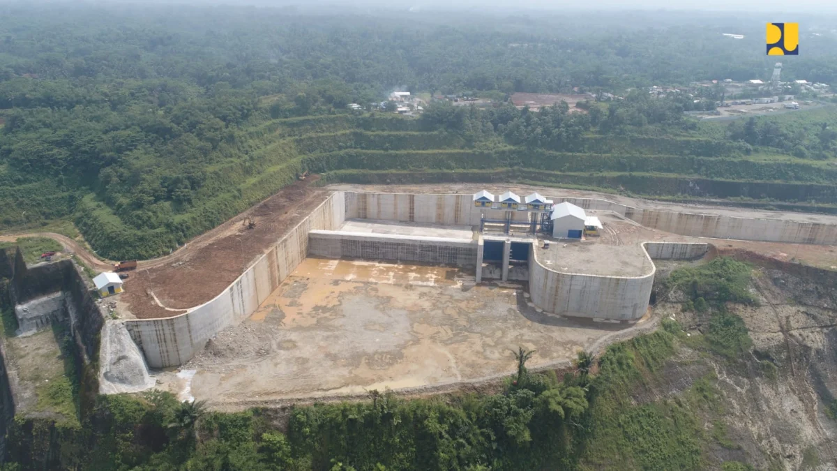 Keberadaan Bendungan Leuwikeris Diyakini Mampu Stabilkan Pasokan Air Baku Tirta Anom saat Musim Hujan Bendungan Leuwikeris maaih dalam progres pembangunan oleh pemerintah di wilayah, Kabuten Tasikmalaya dan Kabupaten Ciamis. (Istimewa)