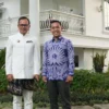 Cawalkot Bogor, Sendi Fardiansyah saat menyambangi kediaman Bima Arya. (Yudha Prananda / Jabar Ekspres)