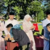 Wali Kota Bogor Bima Arya setelah shalat Id/ANTARA/Shabrina Zakaria