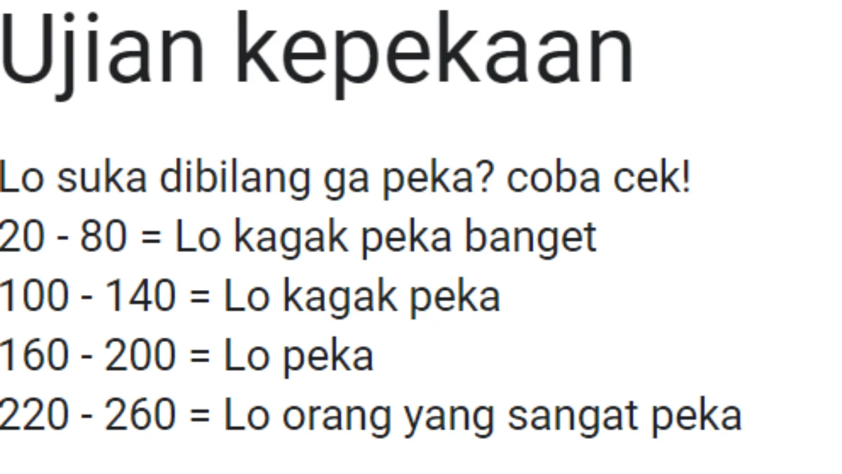 Viral Tiktok! Link TES Ujian Kepekaan 2024, Cek Apakah Kamu Masih Peka Sama Pacar?