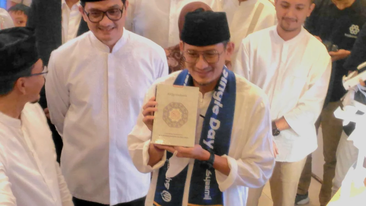 Kunjungan Kerja Menteri Sandiaga Uno: Wisata Quran, Semakin Menautkan Hati dengan Kalam Ilahi