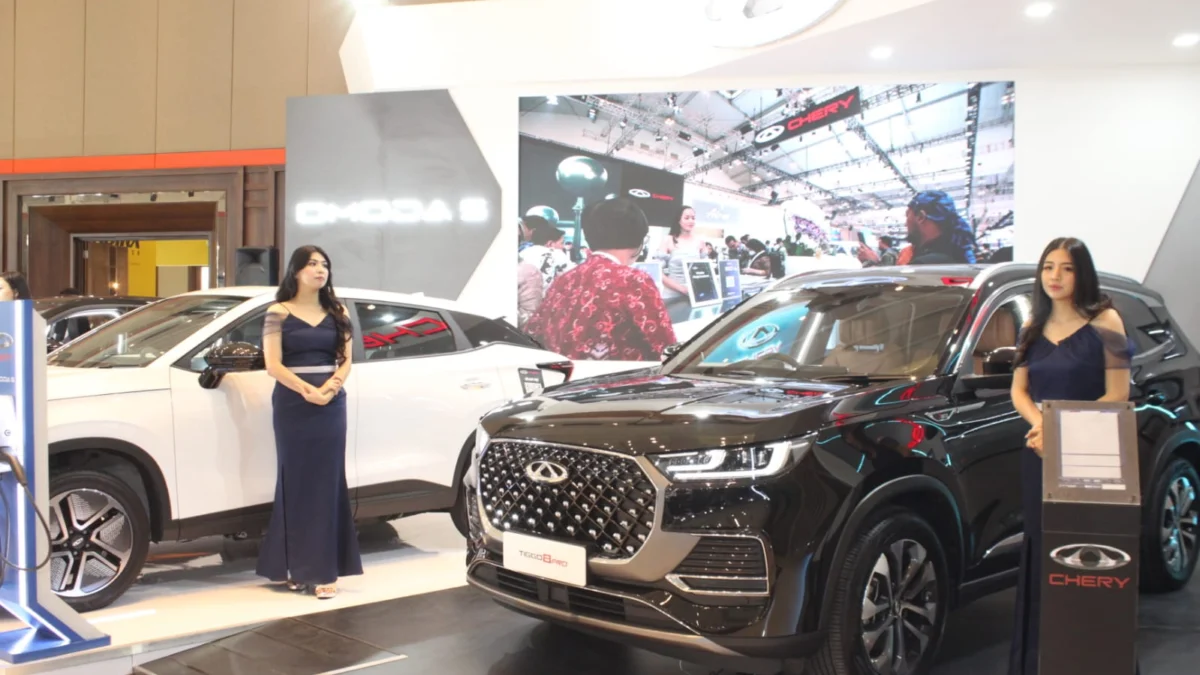 PAD JABAR 2023 TAK CAPAI TARGET: Pameran kendaraan bermotor di Kota Bandung beberapa waktu lalu.