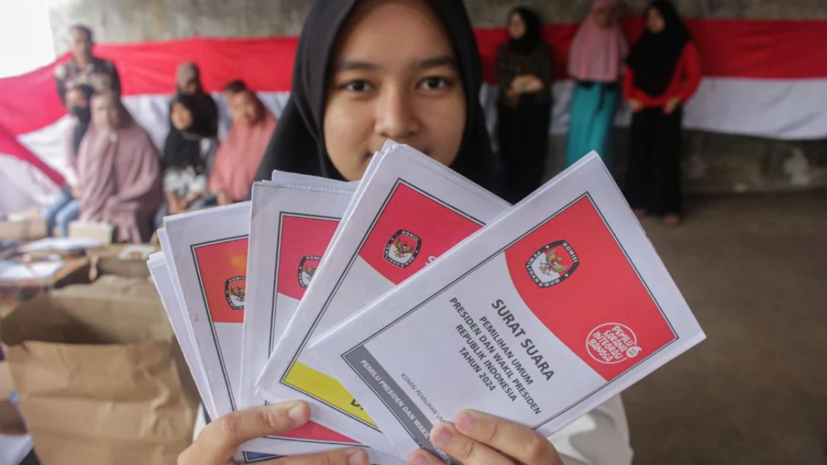 Ilustrasi surat suara pemilu/Istimewa/
