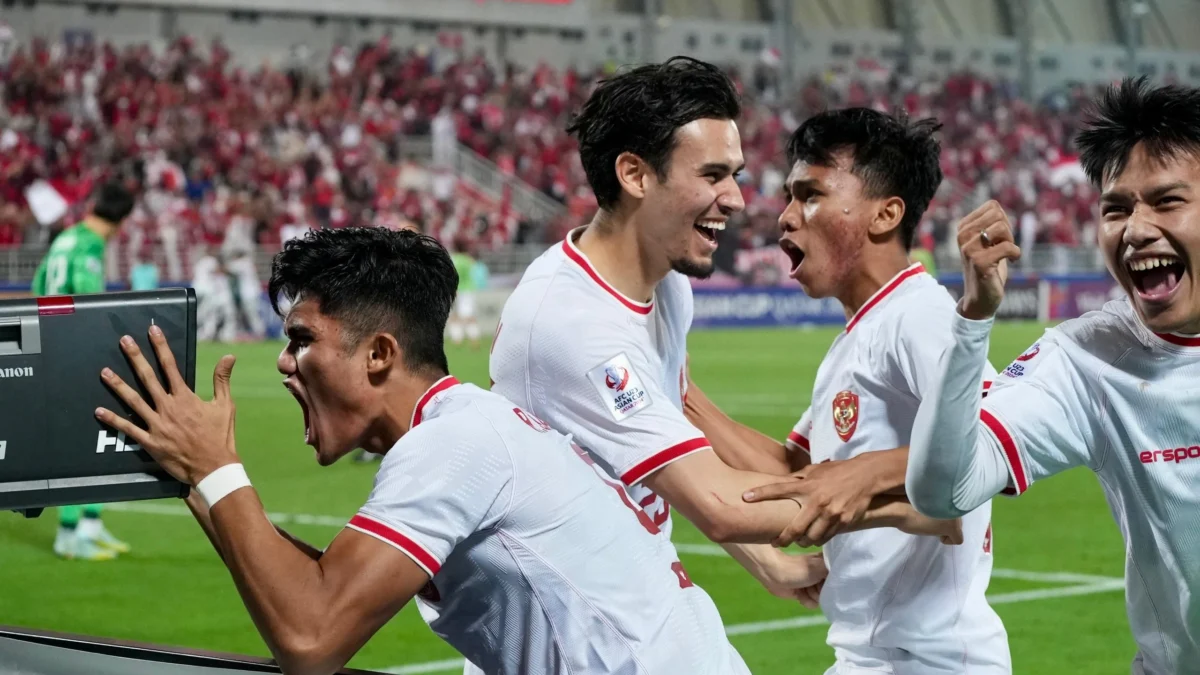 Kegembiraan Timnas Indonesia Lolos Ke Semifinal Piala Asia U-23 2024 (PSSI)