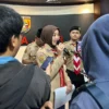 Konfersi perss ketua Kwarda Jawa Barat Atalia Praratya (instagram: dkd_jawabarat)
