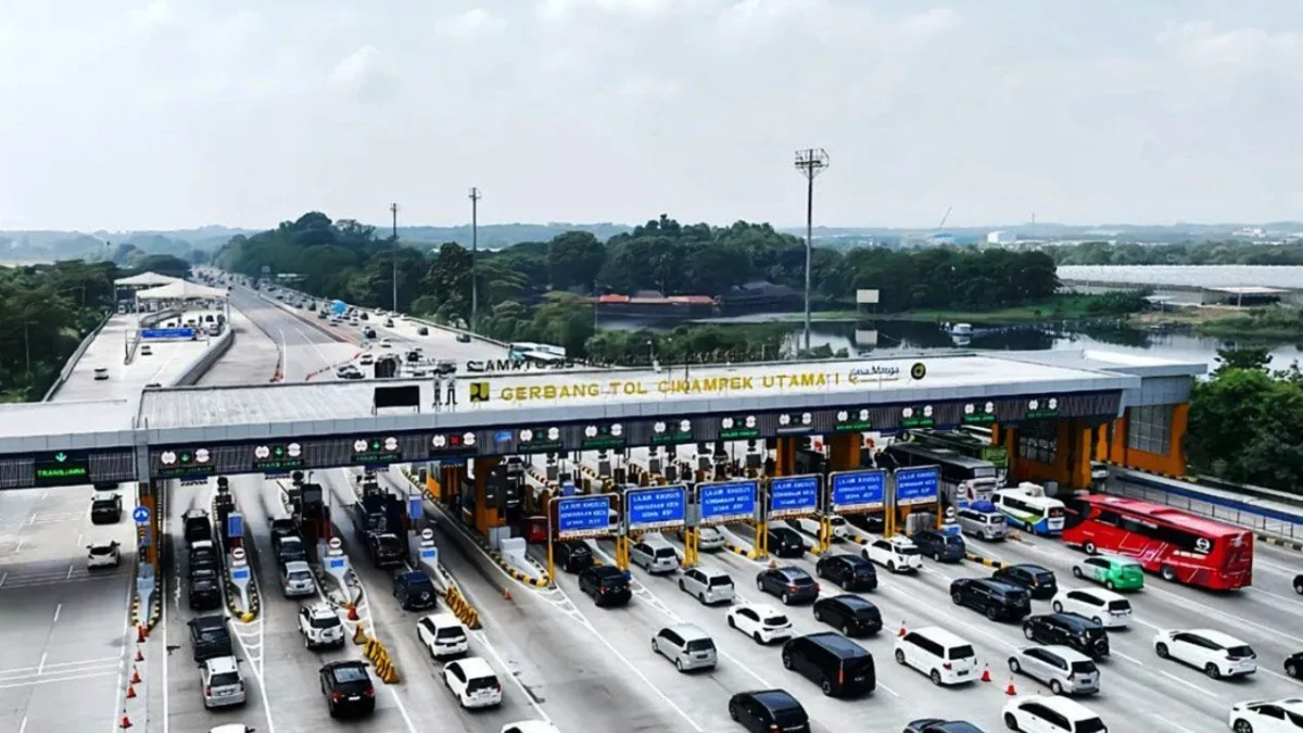 Ilustrasi Contraflow di Jalan Tol/ Antara/ HO-Jasa Marga/am.