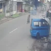 Kecelakaan melibatkan fotografer Radar Bogor/
