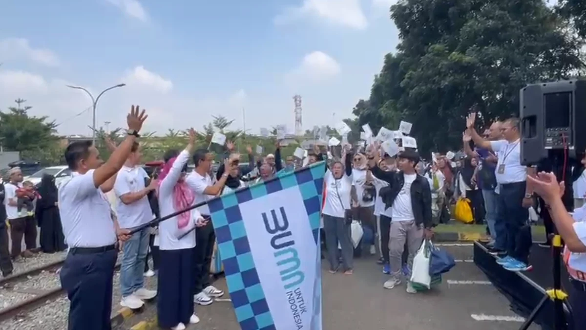 Mudik Bareng BUMN, PLN Jabar Berangkatkan Hampir 1000 Pemudik