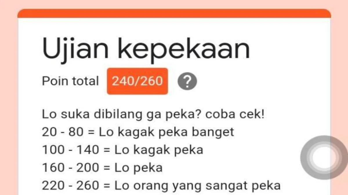 Seberapa Peka Kamu? Coba Link Test Ini yang Lagi Viral di TikTok