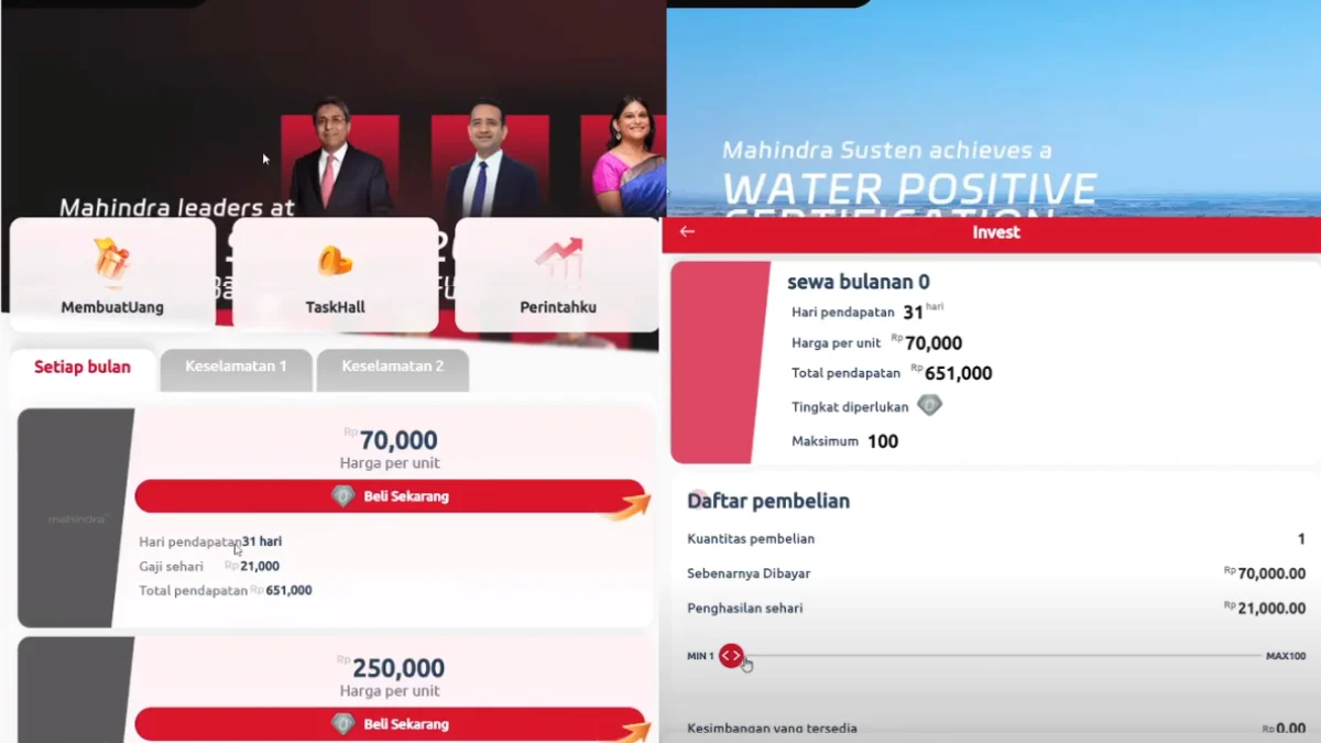 Benarkan Aplikasi Mahindra Terbukti Membayar atau Scam? Ini Faktanya