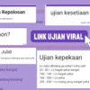 Link Ujian Google Form Viral 2024/ Kolase Ujian Google Form Viral