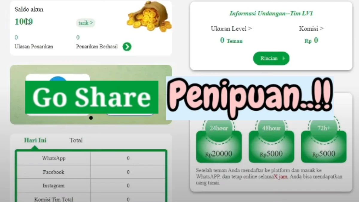 Aplikasi Penghasil Uang Go Share Terbukti Aman dan Membayar? Ini Fakta Aplikasi Penghasil Uang Go Share Terbukti Aman dan Membayar? Ini Fakta