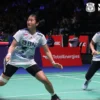 Potret Ana/Tiwi saat berlaga di Spain Masters 2024 (Instagram: badminton.na)