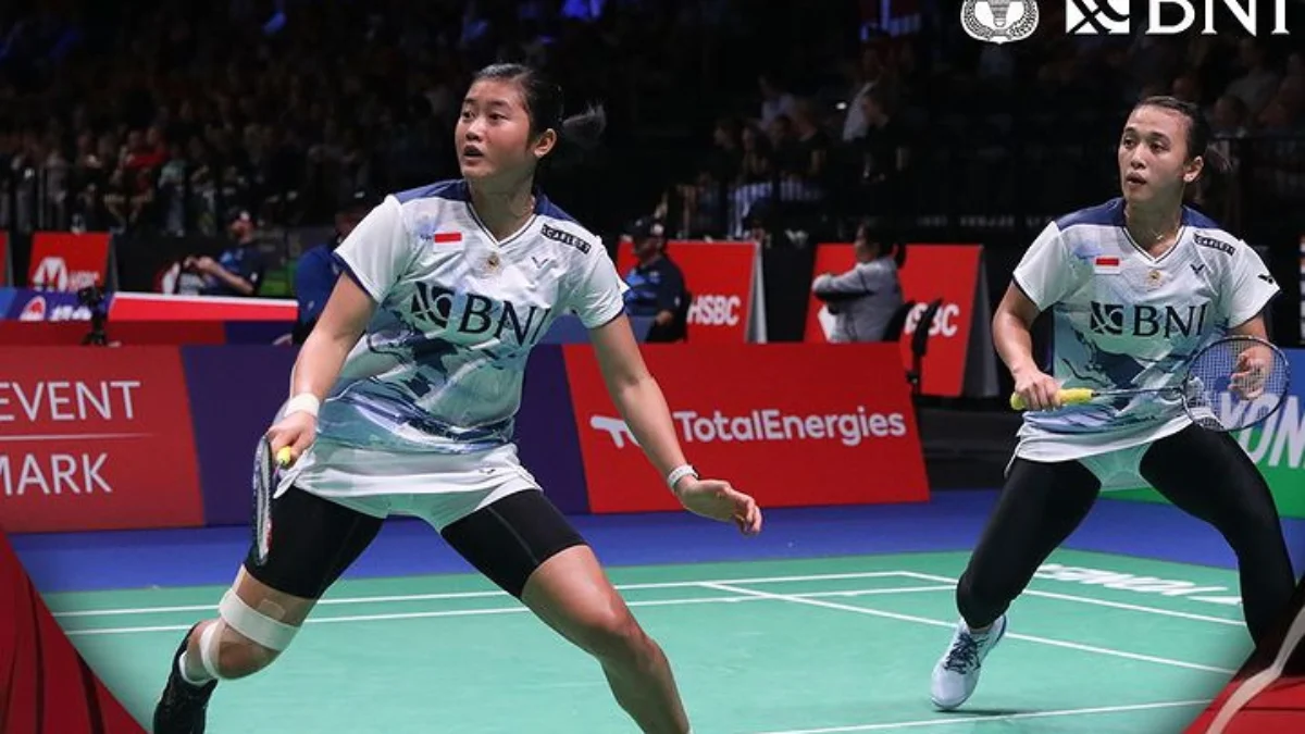 Potret Ana/Tiwi saat berlaga di Spain Masters 2024 (Instagram: badminton.na)
