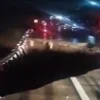 Jalur Tol Bocimi KM 62 yang longosr, Rabu (3/4) malam.