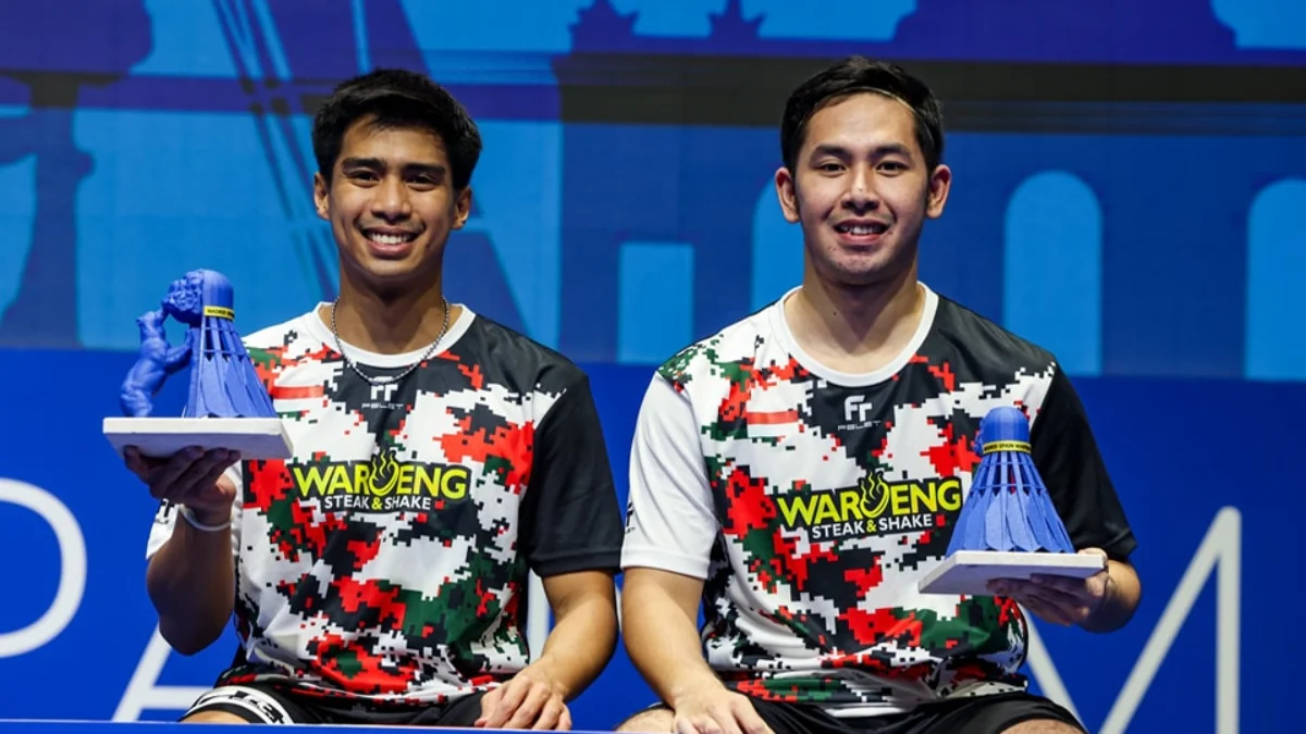 Sabar/Reza Juara Spain Masters 2024 Sabar/Reza berhasil raih gelar juara Spain Masters 2024 (Insatgram: badmintn.ina)