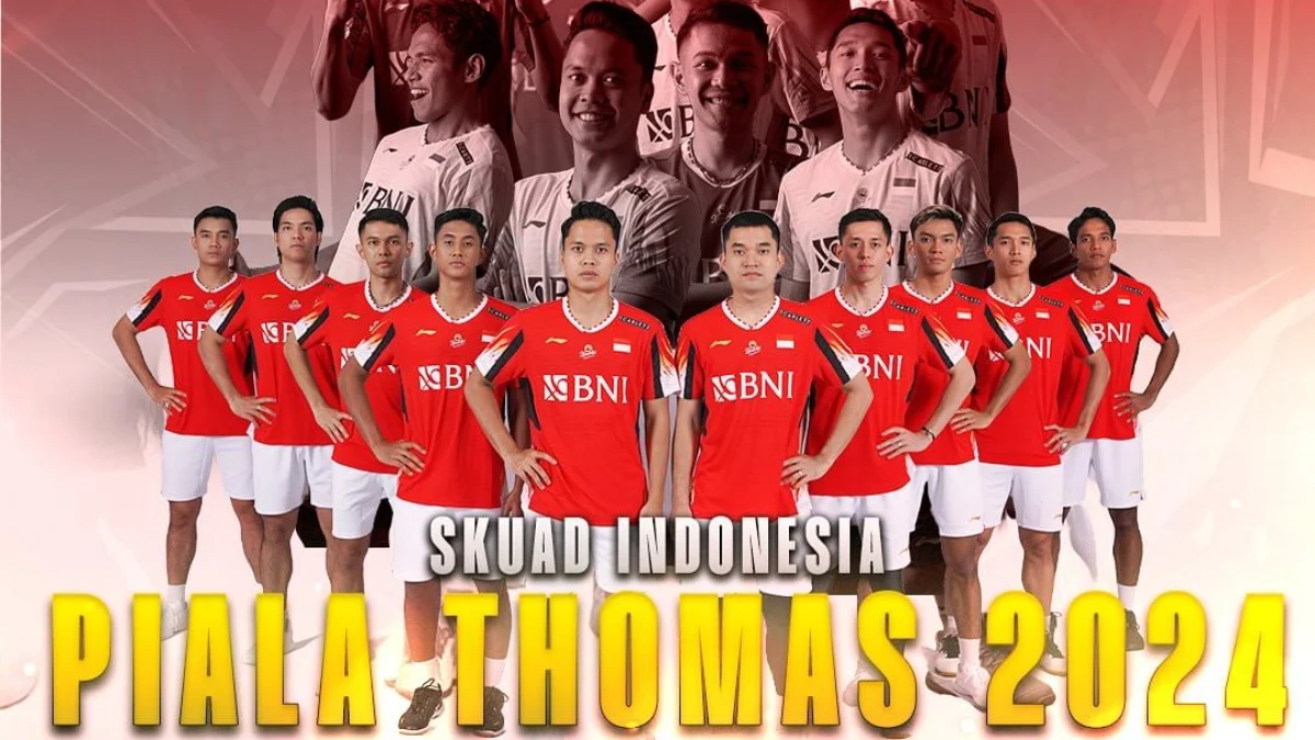 Squad Putra Indonesia di Piala Thomas (Insatgram: badminton.ina)
