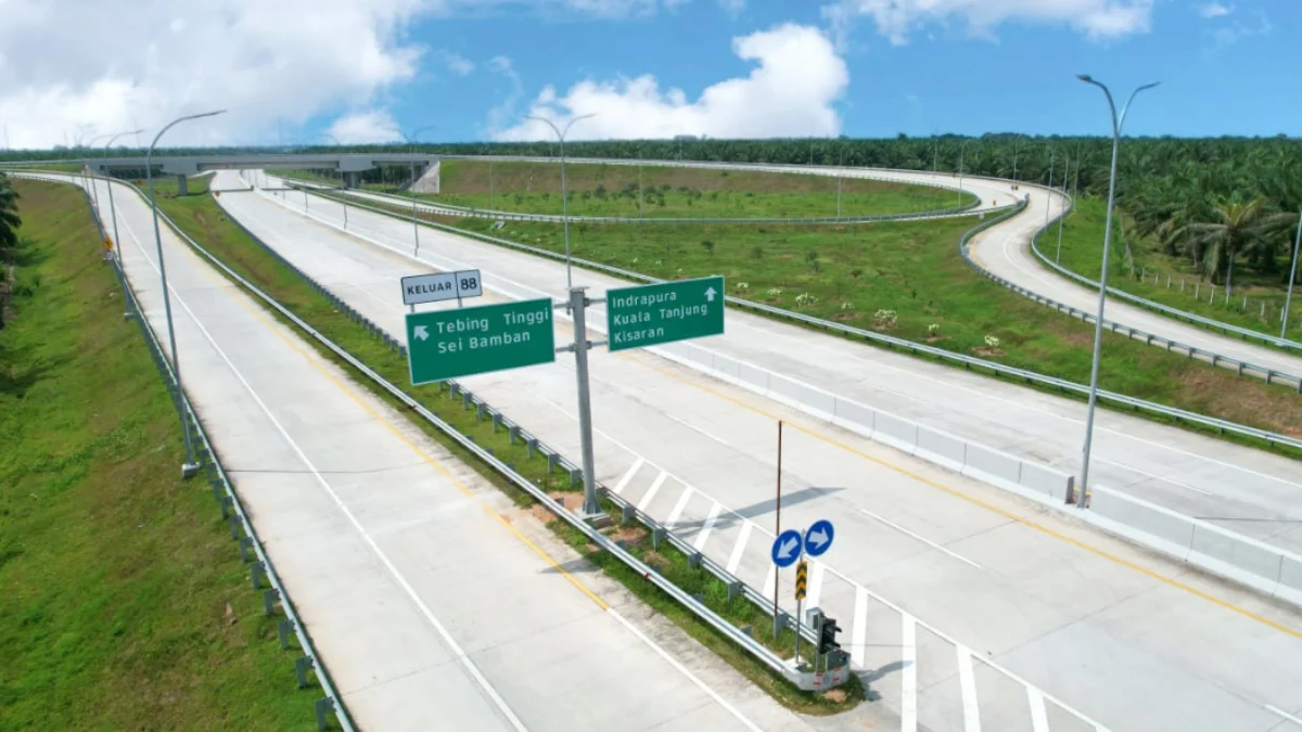 Tarif Tol Tebing Tinggi-Indrapura Terbaru 2024/ Dok. bpjt.pu.go.id/