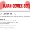 Link Tes Ujian Kesetiaan Cewek Google Form Terbaru 2024/ JabarEkspres.com