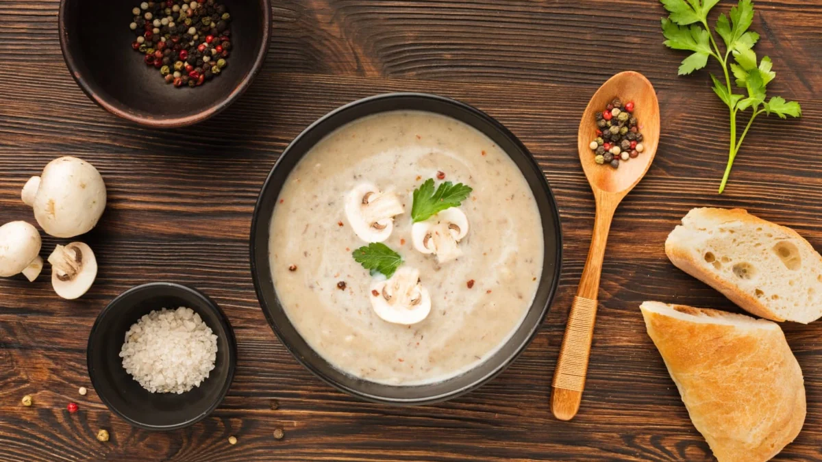Nikmati Mushroom Soup yang Gurih dengan Aroma Jamur Khas Nikmati Mushroom Soup yang Gurih dengan Aroma Jamur Khas (ilustrasi: Freepik)