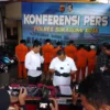 7 dari 8 tersangka dalam kasus berebut lahan parkir yang berujung saling serang di tetapkan sebagai tersangka. Dok Istimewa