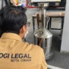 Doc. Pemeriksaan Mesin SPBU Menjelang Hari Raya Idul Fitri oleh UPTD Metrologi Kota Cimahi (Mong)