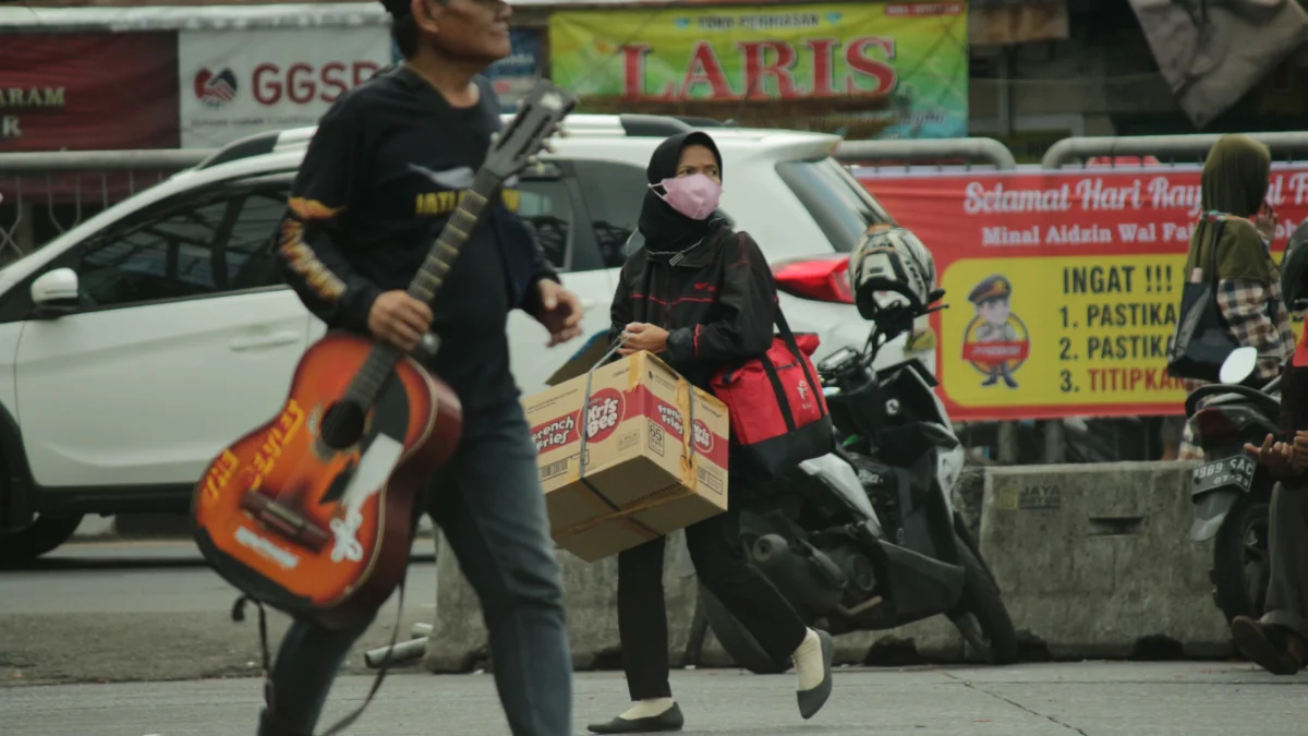 Ilustrasi: Pemudik di Terminal Cicaheum, Kota Bandung. (Kota Cimahi)