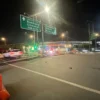Kondisi arus mudik sehari menjelang Lebaran 2024 di Simpang Padalarang, Kabupaten Bandung Barat (KBB) terpantau lengang, Selasa (9/4) malam.