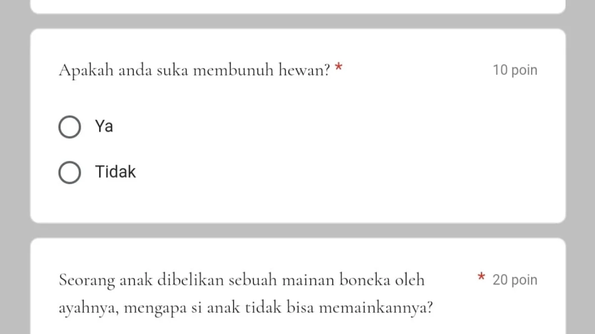 Uji Karaktermu dengan Link Tes Psikopat via Google Form, Seberapa Psikopat Kamu?