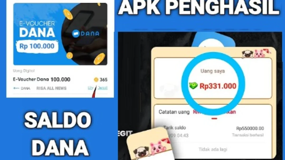 Ada Bonus Saldo! Cuan 100RB/Hari dari Aplikasi Penghasil Saldo Dana Gratis 2024 Terbaru